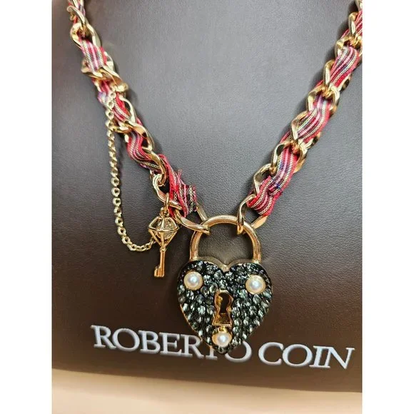 Betsey Johnson Lock & Key Necklace - Picture 3 of 7